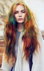 Окрашивание волос эффект калейдоскопа Окрашивание волос эффект калейдоскопа