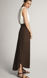 Плиссированная юбка Massimo Dutti