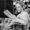 На обувной фабрике 1940е годы