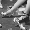 Модная обувь1940 х годов Западная Европа