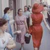 Диор в Москве, прогулка по ГУМу, 1959 г. Кристиан Диор в Москве 1959 год