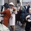 Диор в Москве, прогулка по городу, 1959 г. Кристиан Диор в Москве 1959 год