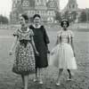 Модели Christian Dior на Красной площади, 1959 г. Кристиан Диор в Москве 1959 год