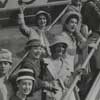 Группа моделей Dior покидает Москву, 1959 г. Кристиан Диор в Москве 1959 год