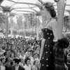 Показ мод в рамках национальной промышленной выставки США, Москва 1959 г.