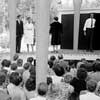 Показ мод в рамках национальной промышленной выставки США, Москва 1959 г.