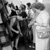 Показ мод в рамках национальной промышленной выставки США, Москва 1959 г.