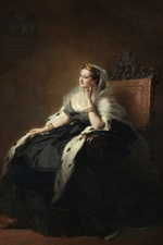 Пышное платье с кринолином сер. XX в. Императрица Евгения, жена Наполеона III, 1862 г. Casa de Alba Foundation
