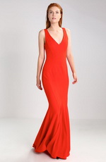 Вечернее красное платье ZAC Zac Posen