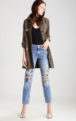 Джинсы с вышивкой Liu Jo Jeans