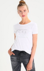 Белая футболка Calvin Klein Jeans