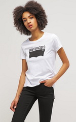 Белая футболка Levi's