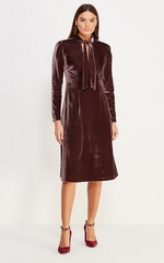 Бархатное платье Banana Republic 
