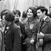 Мода СССР, водолазка в полоску (слева), 1978 год Мода СССР, водолазка в полоску (слева), 1978 год