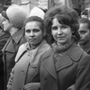 Советская мода, газовая косынка с люрексом, 1970-е Советская мода, газовая косынка с люрексом, 1970-е