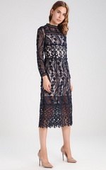 Черное кружевное платье Miss Selfridge