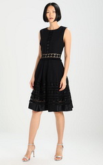 Черное платье Ted Baker
