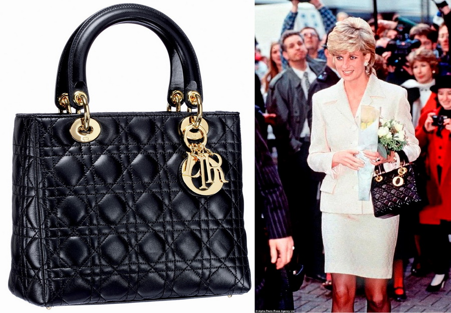 Принцессы Дианы с сумкой Lady Dior 