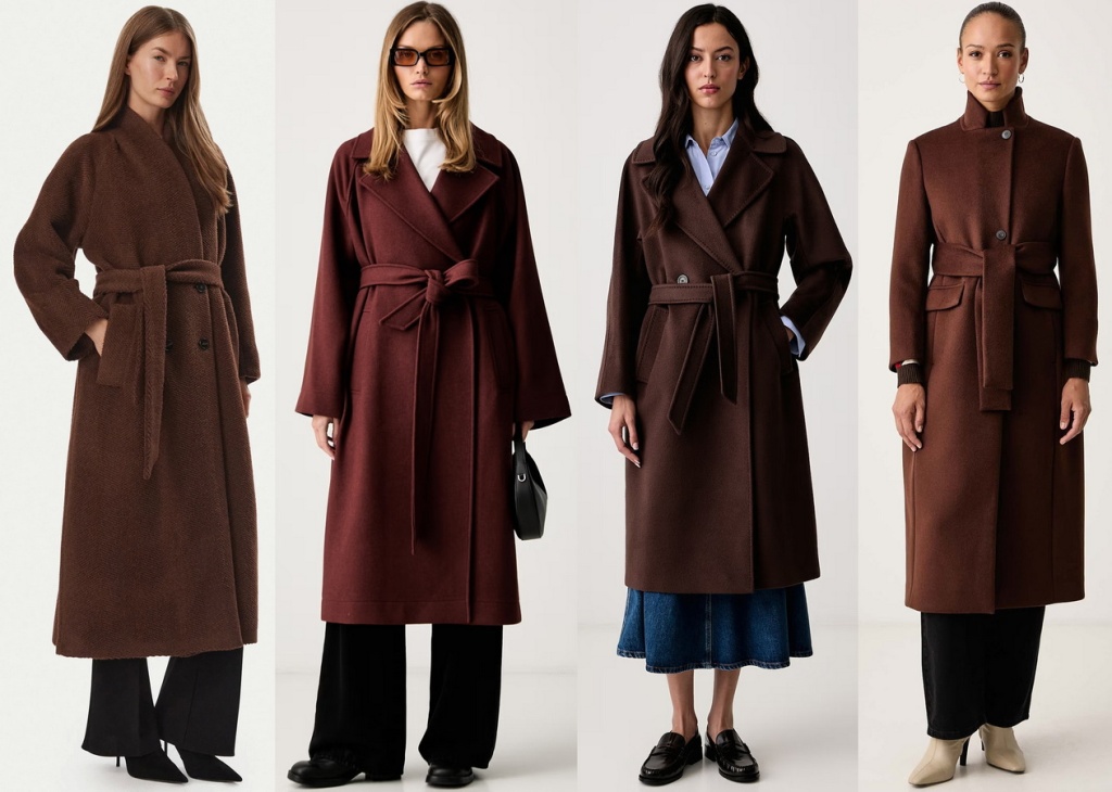 Модное пальто насыщенного шоколадного оттенка fallcoat05.jpg