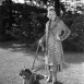 Актриса Мэриан Никсон в леопардовом пальто, 1930-е