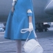 Кейп для бортпроводницы, модель Пьера Кардена, 1969 г.