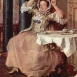 Уильям Хогарт, фрагмент картины - После свадьбы - Англия, 1743 год