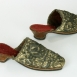 Женские домашние мюли, начало 17 в. Bata Shoe Museum in Toronto