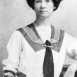 Женский костюм в морском стиле, 1914 год
