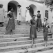 Модели в стиле New look, Венгрия, 1956 г. Модели в стиле New look, Венгрия, 1956 г.