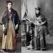 Японские широкие брюки хакама - Hakama 1800 годы
