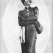 Вечерний костюм с узкой юбкой, журнал мод, 1937 год