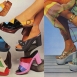 Босоножки на платформе, 1973 год Босоножки на платформе, 1973 год