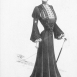 Силуэт платья Новая принцеса, 1866 год
