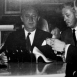 Кристиан Диор и Роже Вивье, 1954 г.