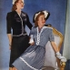 Платье в клетку виши. Журнал мод 1940-е