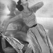 Платье в клетку виши. Модель Леони Верне, 1955 год