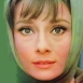Модный макияж глаз 60х, актриса Одри Хепберн