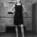 Актриса Катрин Денёв в маленьком черном платье, Ив Сен Лоран, 1960-е годы