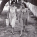 На курорте. Геленджик, 1989 г. Слева у мамы мыльницы производства Аргентины, справа, у дочки - Югославии.